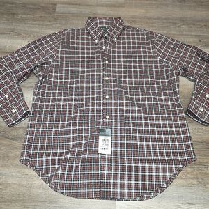 NWT Lauren Ralph Lauren Button Down Shirt Men Size 17 34-35 Classic Fit